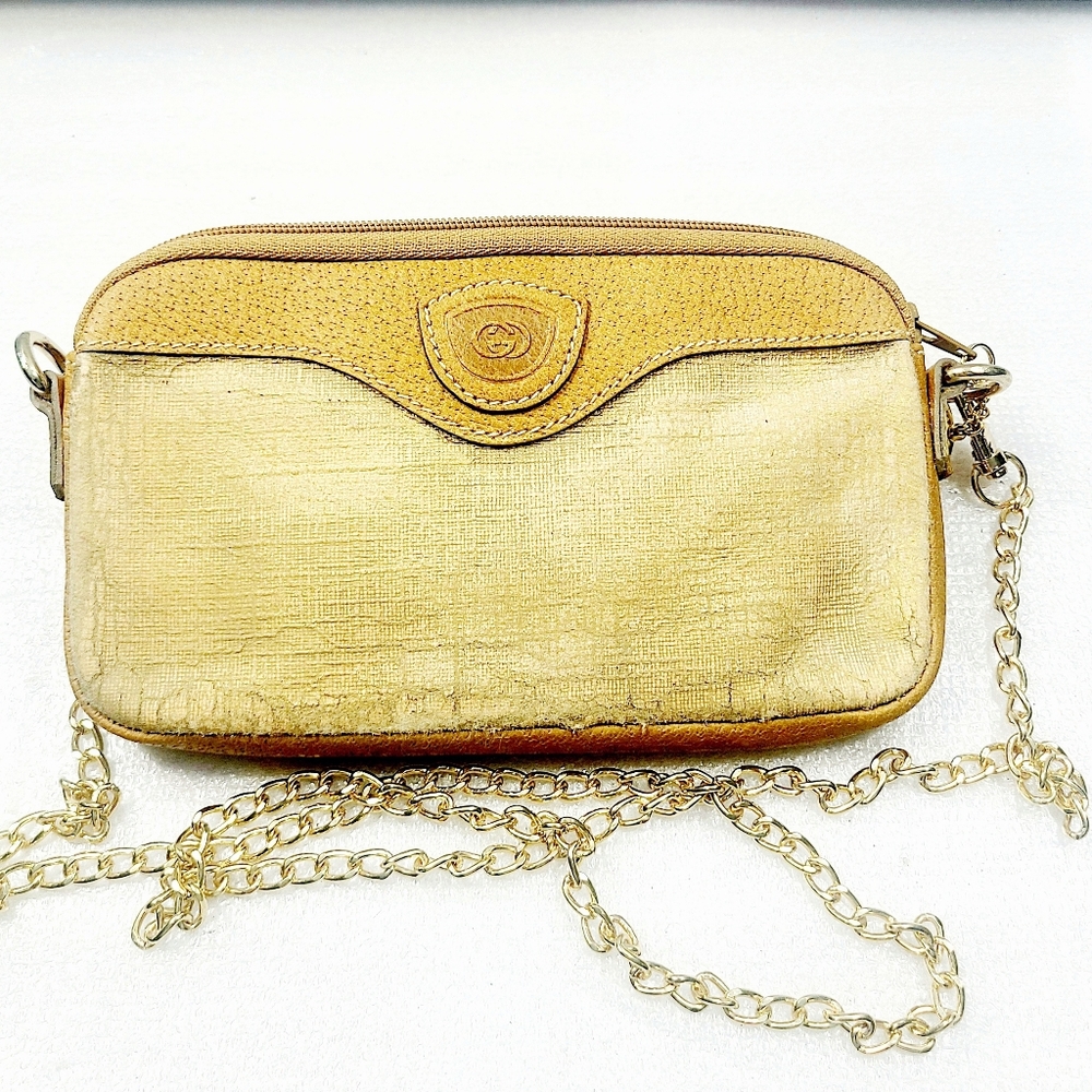 Gucci Canvas Leather Bag PM